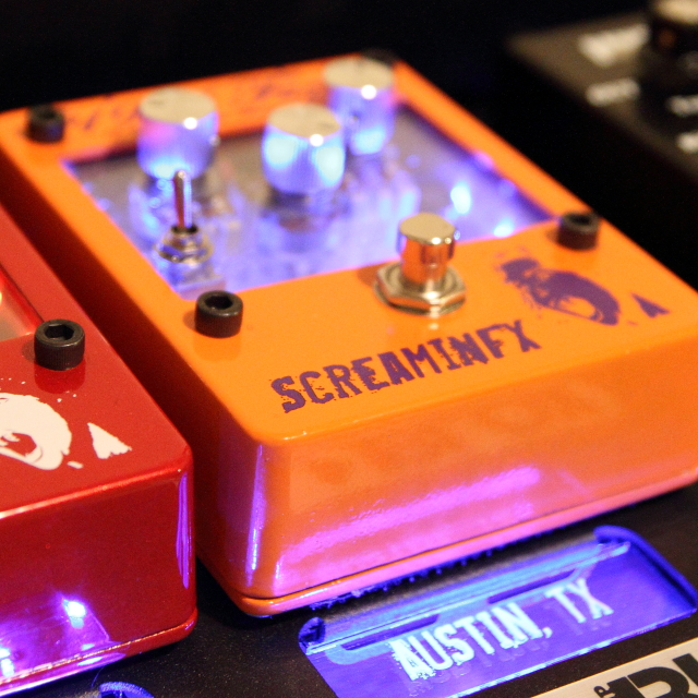 Transparent Guitar Pedals by ScreaminFX